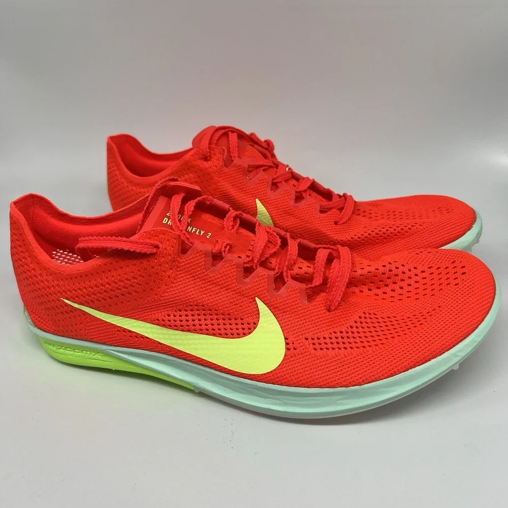 Nike ZoomX Dragonfly 2 Hyper Crimson Track Spikes FD8413-600 Mens 12 Running New
